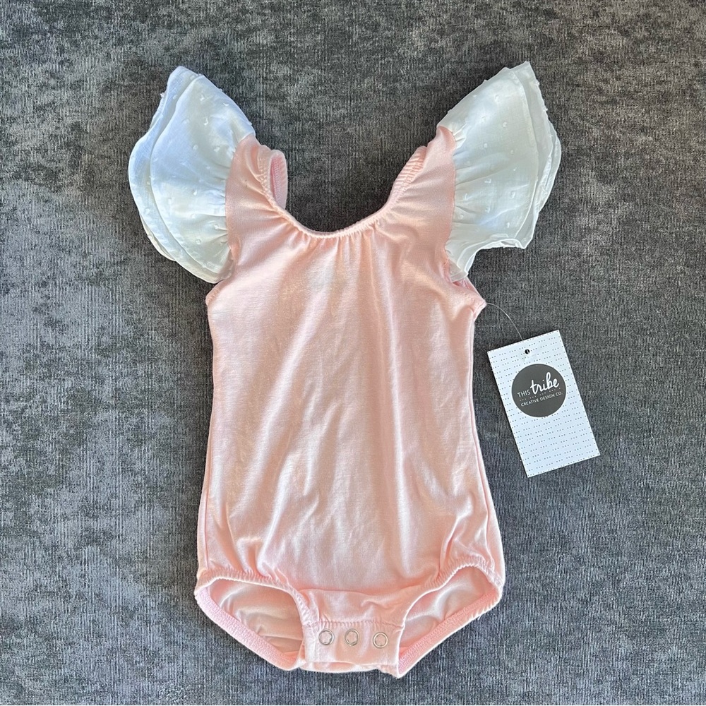 NWT This Tribe Of Three Sleeveless Bodysuit